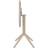 thumbnail of Lot de 2 tables d’extérieur rondes pliantes de 60 cm Sky Table Taupe