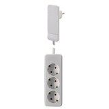 thumbnail of BACHMANN Flat Plug CEE7/7 weiss, 1,6m 3xCEE7/3