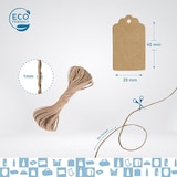 thumbnail of 20 Mini Glasflaschen 40ml mit Goldverschluss, Box, Siegel, Kraftetikett und Schnur, Ideal für Hochzeit und Geschenke