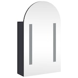 thumbnail of vidaXL Spiegelschrank mit LED-Beleuchtung Gewölbt Grau 42x13x70 cm