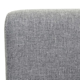 thumbnail of Set van 6 eetkamerstoelen HWC-F61, lounge stoel, stof/textiel ~ donkergrijs