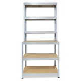 thumbnail of shelfplaza PRO 190x80x60 cm Werkbank Regal in verzinkt mit 6 Böden und 166 kg Traglast pro Boden