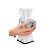 thumbnail of Fleischwolf mit Saugfuß 4 Einsätze Wurstfüller Spritzgebäckaufsatz Zerkleinerer