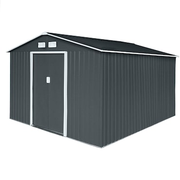 HATTORO S300 gereedschapsschuur tuinhuis schuur 15 m³ grijs