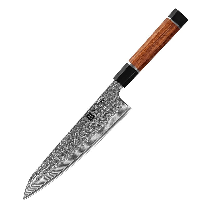 XinZuo - Cuchillo de chef de Damasco - Serie PM8 Zhen