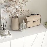 thumbnail of Mueble zapatero de recibidor armario zapatero con estantes ajustables bisagras de cierre suave para 15-20 pares de zapatos 72x31,5x95 cm blanco