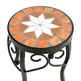 thumbnail of DanDiBo Blumenhocker Mosaik Rund 20 cm Blumenständer 12014 Beistelltisch Pflanzenständer Mosaiktisch Klein