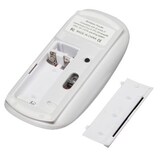 thumbnail of Souris Optique Laser Ultra-Mince Sans Fil 2.4 Ghz Avec Mini Récepteur USB Blanc YONIS