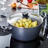 thumbnail of STONELINE® XXL-Bratentopf 28 cm, mit Glasdeckel, Antihaft Bratentopf, Induktion und backofengeeignet