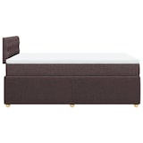 thumbnail of vidaXL Boxspringbett mit Matratze Dunkelbraun 120x190 cm Stoff
