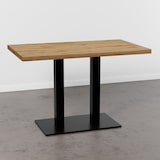 thumbnail of Tischgestell aus Gusseisen Doppel | Flache Bodenplatte 40cm x 70 cm