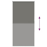 thumbnail of vidaXL Verdunkelungsrollo Grau 85x150 cm Stoffbreite 80,7 cm Polyester