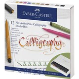 thumbnail of Faber Castell Tuschestift Pitt Artist Pen C 12er Atelierbox