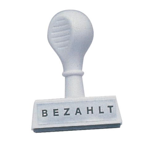 Stempel Bezahlt