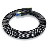 thumbnail of Primewire Flachbandpatchkabel CAT 8 mit Baumwollummantelung - Gigabit Ethernet LAN Kabel - 40 Gbit/s - S/FTP PIMF Schirmung - Netzwerkkabel - 15m