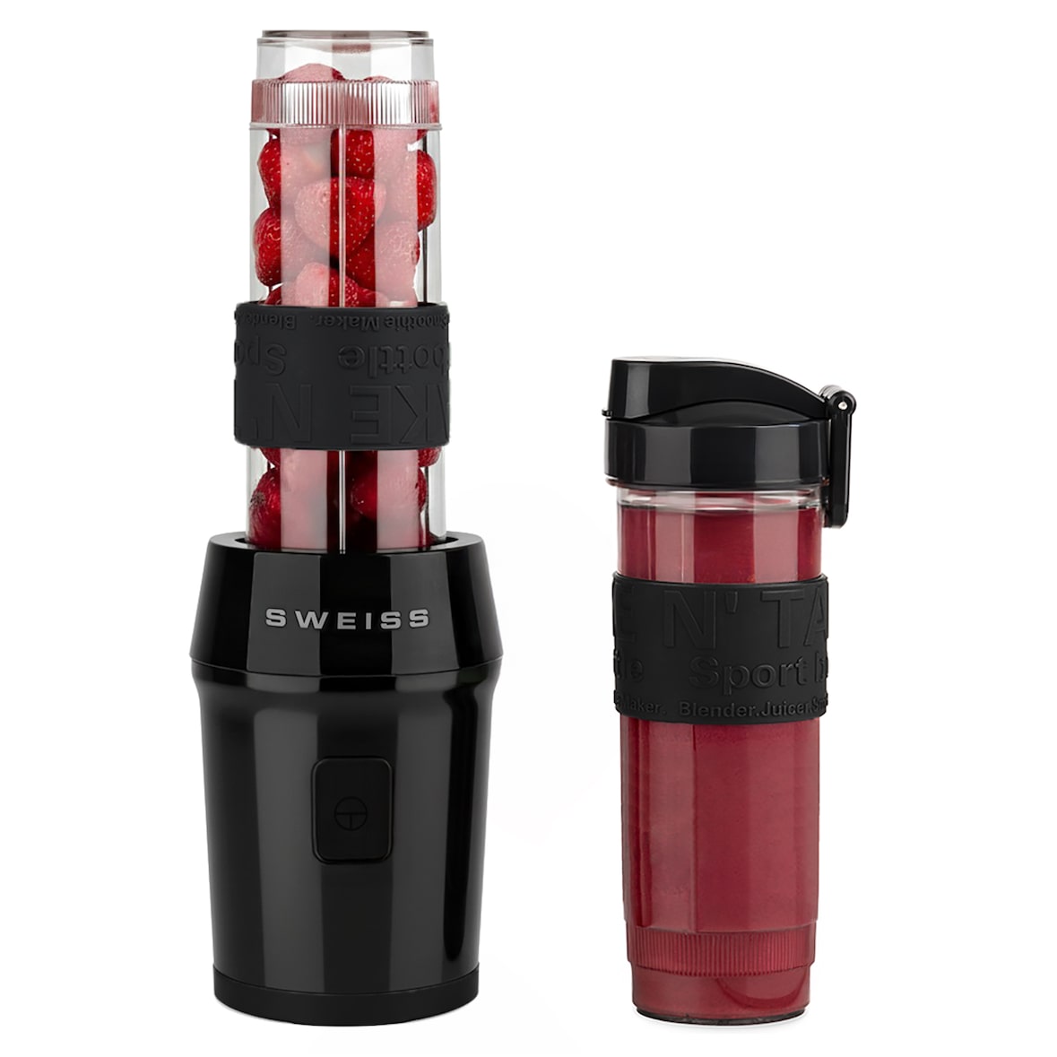 SWEISS Mini-blender, Smoothie-maker MOOV9 - Zwart