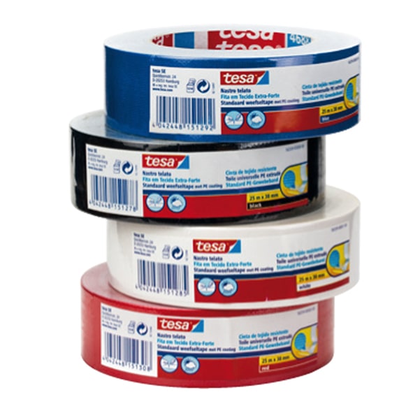 Tesa, Nastro adesivo telato, 3,8 cm x 25 m, blu