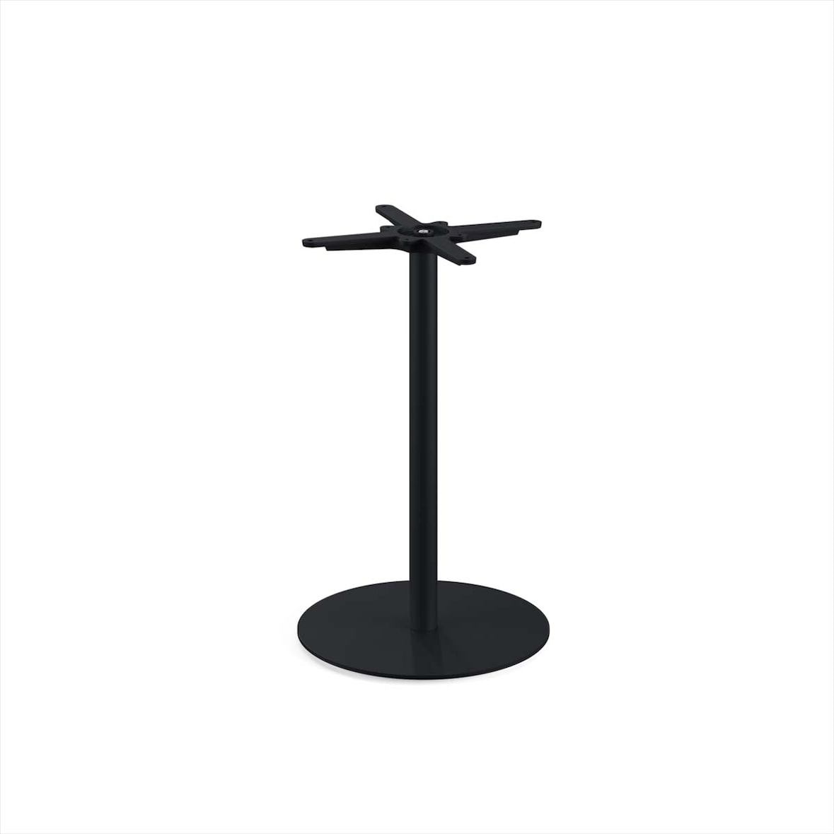 Piètement table bistrot - Acier - Noir - 450x720mm - Intérieur/Extérieur - Urban - Veba