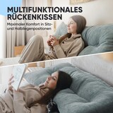 thumbnail of Björn&Schiller Rückenkissen türkis 70 cm - Lesekissen für Bett und Sofa Rückenpolster für die Wand groß mit waschbarem Bezug