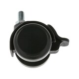 thumbnail of Möbelrolle aus Polyurethan inklusive Gewindestift 50mm Durchmesser 8mm Mit Bremse Stück