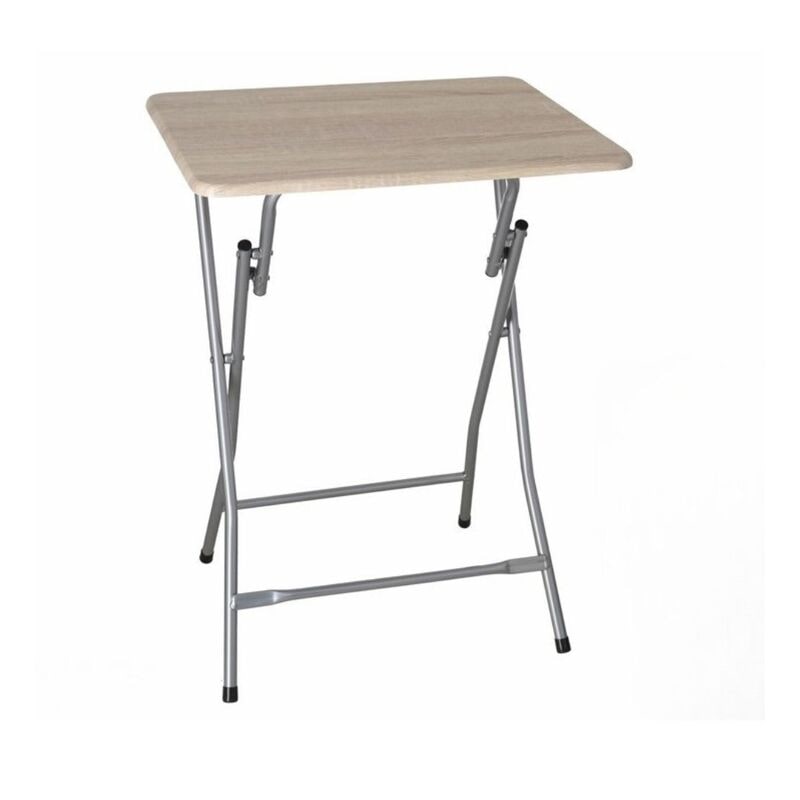 Mesa auxiliar plegable 48 x 38 x 66 cm