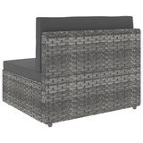 thumbnail of vidaXL 4-tlg. Garten-Lounge-Set Poly Rattan Grau