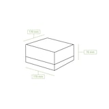 thumbnail of greenbox - Cupcake Boxen (4er), Zellulose-Fenster, weiß, 100 St.