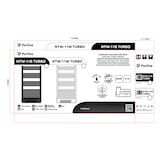 thumbnail of PURLINE Radiador Toallero blanco con calefactor integrado y control WiFi NTW-11W TURBO