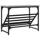 thumbnail of Mueble zapatero madera de ingeniería gris Sonoma 60x30x45 cm