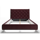 thumbnail of KAWOLA Bett ANNY Polsterbett Velvet purple 180x200cm