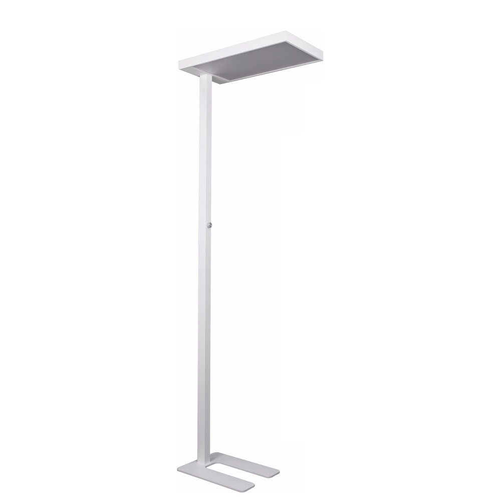 LED Stehlampe Büro LUMANOVA IP40 / 4000K / 80W Alu weiß hjh OFFICE