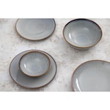 thumbnail of Olympia Drift Gray Embossed Coupe Shells 155mm (Pack of 6)
