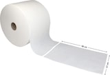 thumbnail of Brotex® Dry Soft 57, Airlaid Wischtuchrolle einseitig geprägt, weiß, 88 % Zellstoff, 12 % VAT-Binder, 27x38 cm, 500 Blatt
