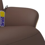 thumbnail of vidaXL Massagesessel mit Fußteil Braun Kunstleder