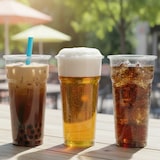 thumbnail of 720 Bubble Tea Becher,  Ausschankbecher PP transparent 24 oz/ 700 ml
