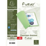 thumbnail of EXACOMPTA Paquet de 100 chemises FOREVER en carte recyclée 220g. Coloris Rose