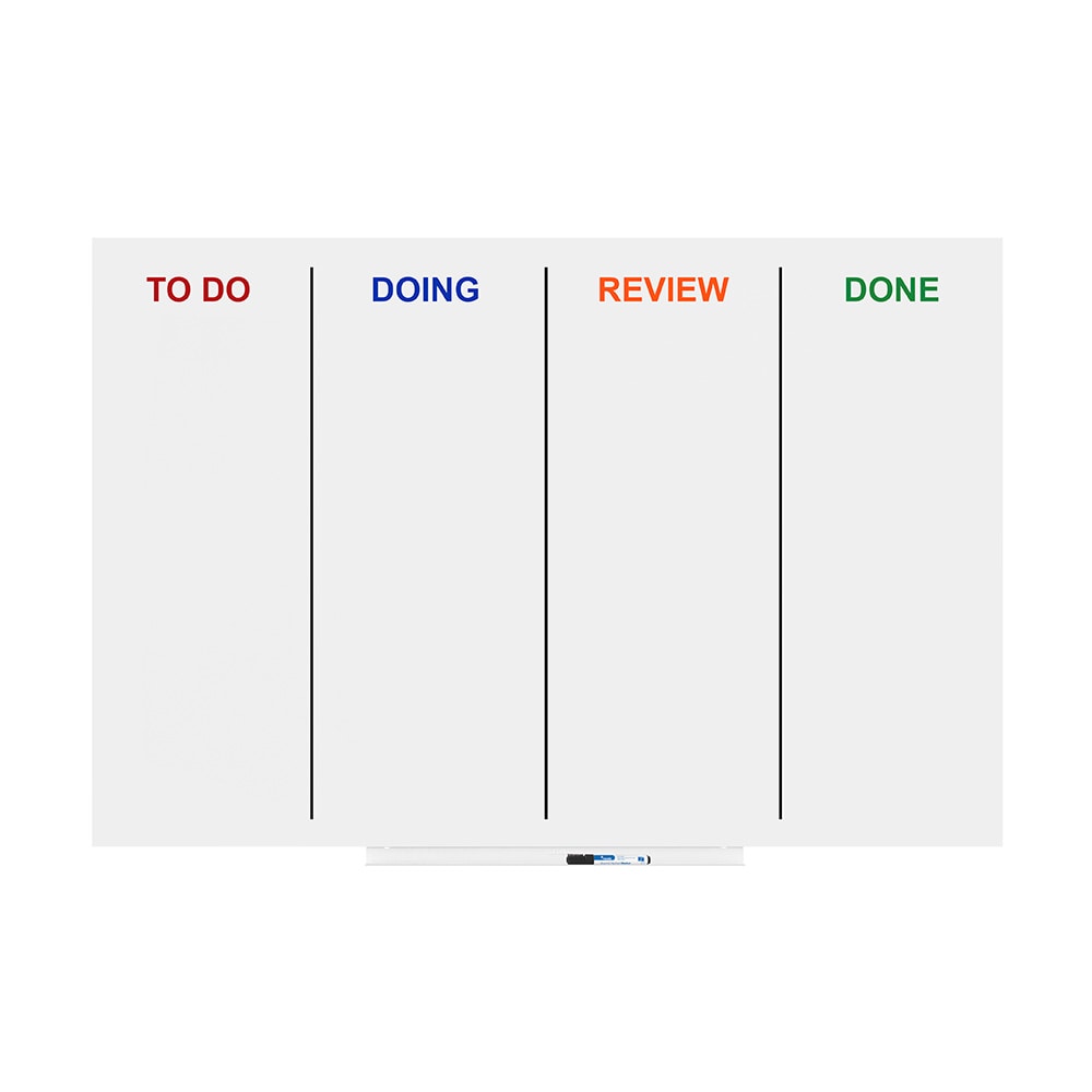 Rocada pizarra agile, scrum, lean  magnética 100x150cm (1500x1000mm)