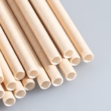 thumbnail of Pailles droites en carton kraft 20 cm Ø 6 mm par 100