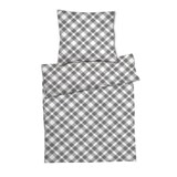 thumbnail of 2er Mikrofaser Seersucker Bettwäsche Bettzeug Reißverschluss 135x200cm