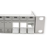 thumbnail of METZ CONNECT Modul Modulträger 19" 1HE 24 Port lichtgrau, leer, geschirmt