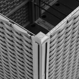 thumbnail of vidaXL Pflanzkübel mit Rankgitter Hellgrau 160x120x140 cm PP
