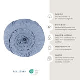 thumbnail of Schiesser Spannbettlaken Jessi - Edeljersey - 150 x 200 cm - Hellblau
