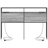 thumbnail of vidaXL Stauraum-Kopfteil Wandmontiert Grau Sonoma 140 cm Holzwerkstoff