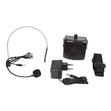thumbnail of Tragbarer Sprachverstärker mit Headset und Tragband, 5 W, Schwarz