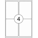 thumbnail of Benza Zelfklevende etiketten voor printer op A4 Vel - 99,1 x 139 mm - 4 Stickers per vel - 100 vel