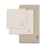 thumbnail of greenbox - Servietten aus recyceltem Papier (Premium) 40 x 40 cm, 2-lagig, 1/8 Falz, ungebleicht, 1200 St.