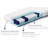 thumbnail of Akkon | Matras 90x200 | Pocketvering - 21 cm dik | Ergonomisch | 7 zones | Koudschuim | Hotel Kwaliteit | H2/H3 Stevigheid
