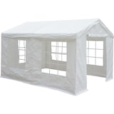 thumbnail of METRO PROFESSIONAL Gazebo per eventi con parete laterale Blenheim, acciaio/poliestere, 3 x 4 m, idrorepellente, bianco