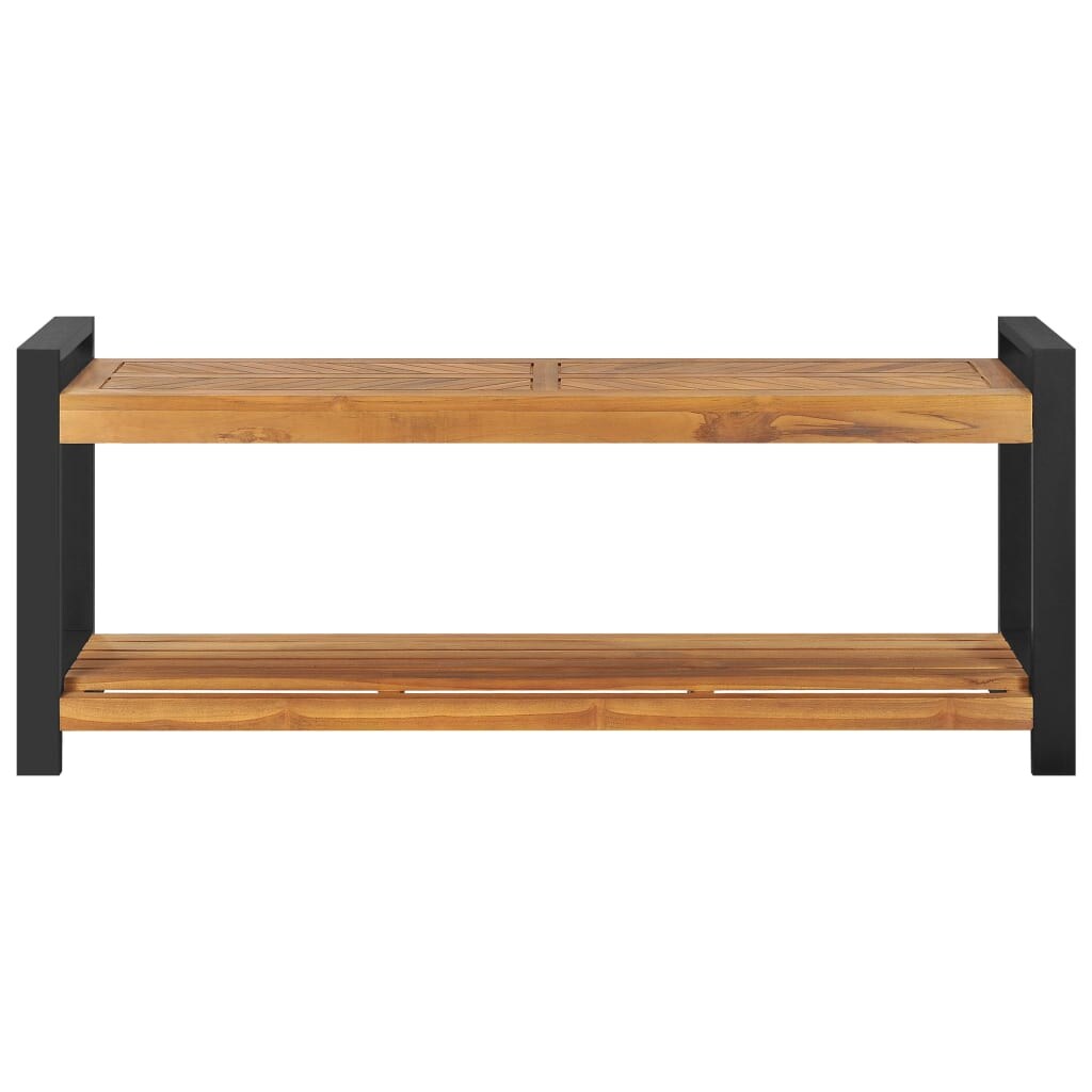 vidaXL Sitzbank 120 cm Massivholz Teak