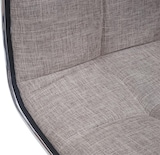thumbnail of 6er-Set Esszimmerstuhl | HxBxT 103x43x54cm | Sitzhöhe 41cm | Stoff/Textil FSC® | Creme-Grau | Stuhl Küchenstuhl